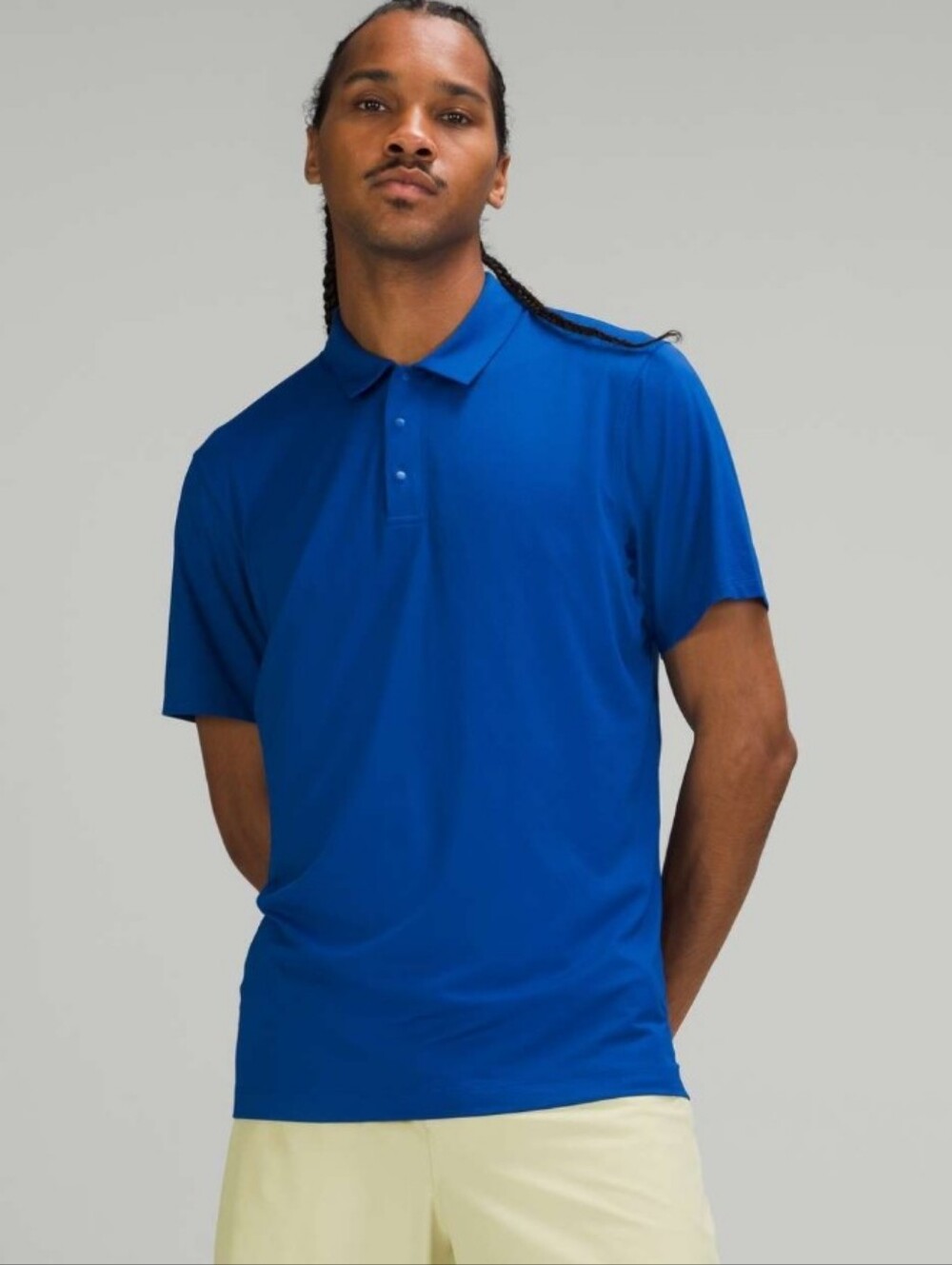 Lululemon Men's Performance Polo in Blue Size XL